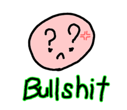 Pure heart Maruko-chan 2 (English ver.) sticker #2665516