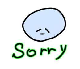 Pure heart Maruko-chan 2 (English ver.) sticker #2665522