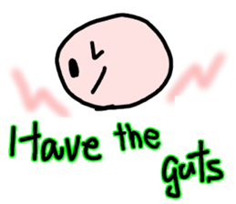 Pure heart Maruko-chan 2 (English ver.) sticker #2665524