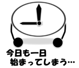 Mr. Clock sticker #2665816