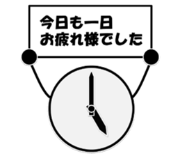 Mr. Clock sticker #2665823