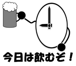 Mr. Clock sticker #2665829