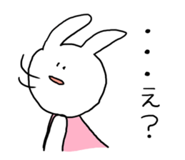 Annoying rabbit^^ sticker #2665896