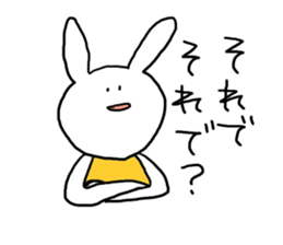 Annoying rabbit^^ sticker #2665899