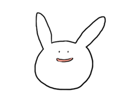 Annoying rabbit^^ sticker #2665904
