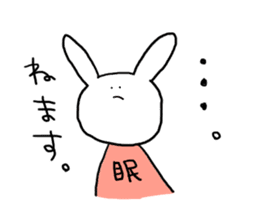 Annoying rabbit^^ sticker #2665911