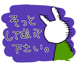 Annoying rabbit^^ sticker #2665922