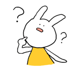 Annoying rabbit^^ sticker #2665923