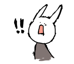 Annoying rabbit^^ sticker #2665929