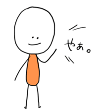 The boy comes from doodle world. sticker #2666331