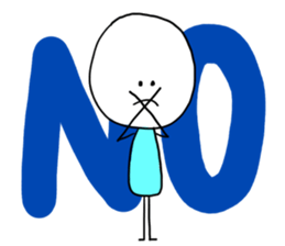 The boy comes from doodle world. sticker #2666341