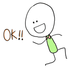 The boy comes from doodle world. sticker #2666342