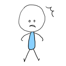 The boy comes from doodle world. sticker #2666350