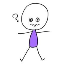 The boy comes from doodle world. sticker #2666351