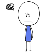 The boy comes from doodle world. sticker #2666352