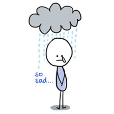 The boy comes from doodle world. sticker #2666355