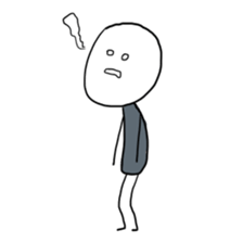 The boy comes from doodle world. sticker #2666356