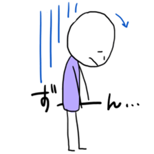 The boy comes from doodle world. sticker #2666358