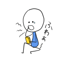 The boy comes from doodle world. sticker #2666360