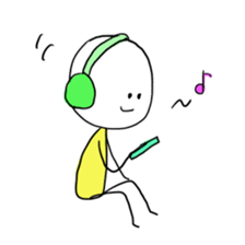 The boy comes from doodle world. sticker #2666365