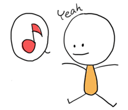 The boy comes from doodle world. sticker #2666366