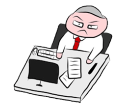Office worker,Yassan sticker #2666881