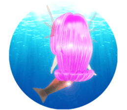 3D healing mermaid sticker sticker #2667138
