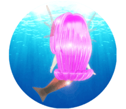 3D healing mermaid sticker sticker #2667138