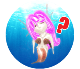 3D healing mermaid sticker sticker #2667141
