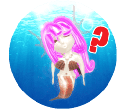 3D healing mermaid sticker sticker #2667141