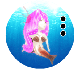 3D healing mermaid sticker sticker #2667145