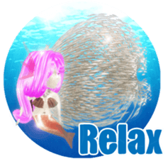 3D healing mermaid sticker sticker #2667149