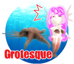 3D healing mermaid sticker sticker #2667155