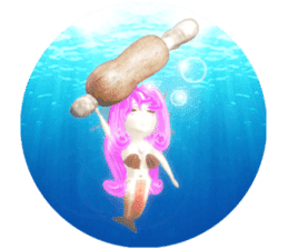 3D healing mermaid sticker sticker #2667158