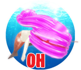 3D healing mermaid sticker sticker #2667159