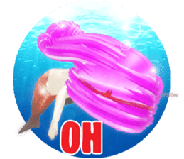 3D healing mermaid sticker sticker #2667159