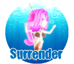 3D healing mermaid sticker sticker #2667168