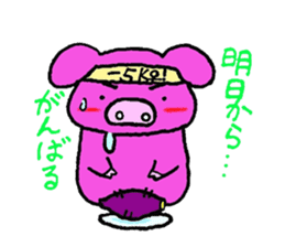 Buhi-Buhi Mr. pig sticker #2667218