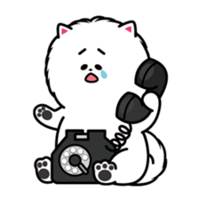 Everyday white Pome sticker #2668342