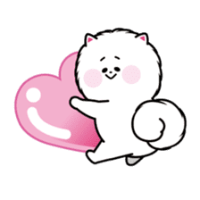 Everyday white Pome sticker #2668348