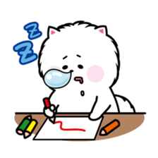 Everyday white Pome sticker #2668360