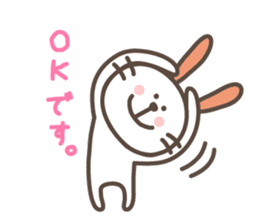 USAPON is funny rabbit. sticker #2668412