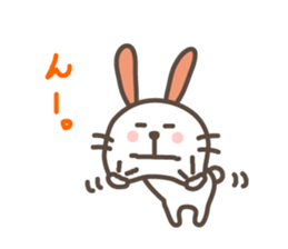 USAPON is funny rabbit. sticker #2668418
