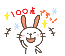 USAPON is funny rabbit. sticker #2668423