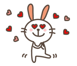 USAPON is funny rabbit. sticker #2668427