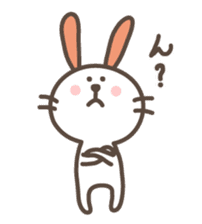 USAPON is funny rabbit. sticker #2668435