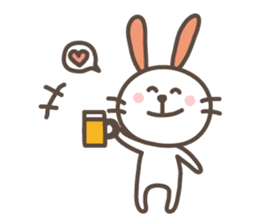 USAPON is funny rabbit. sticker #2668437