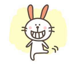 USAPON is funny rabbit. sticker #2668439