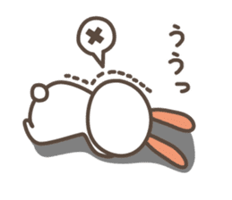 USAPON is funny rabbit. sticker #2668442