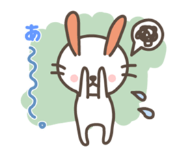 USAPON is funny rabbit. sticker #2668443